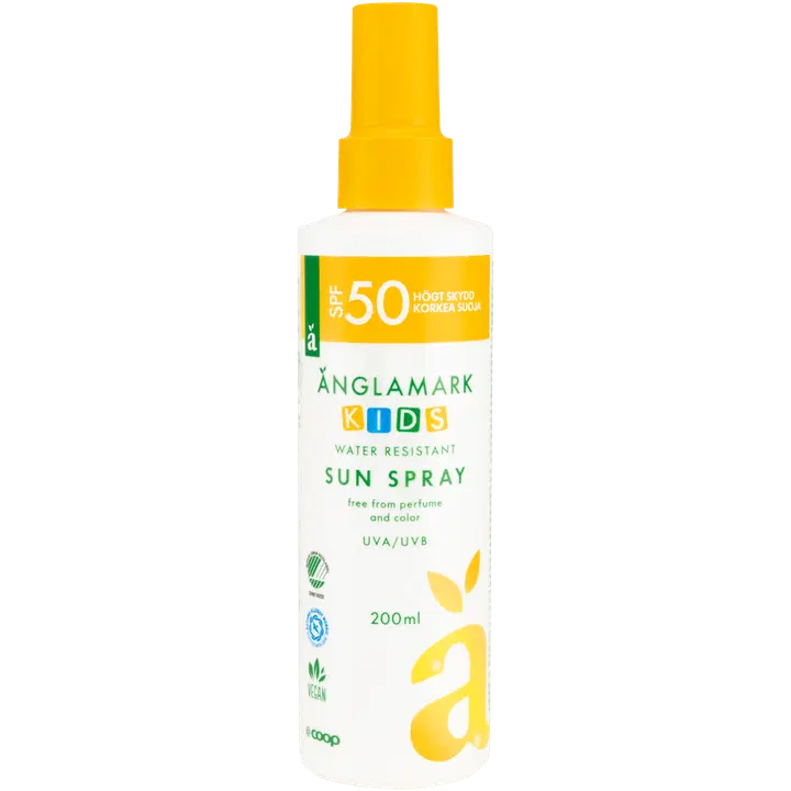 Änglamark päikesekreemi sprei SPF50 laste 200ml