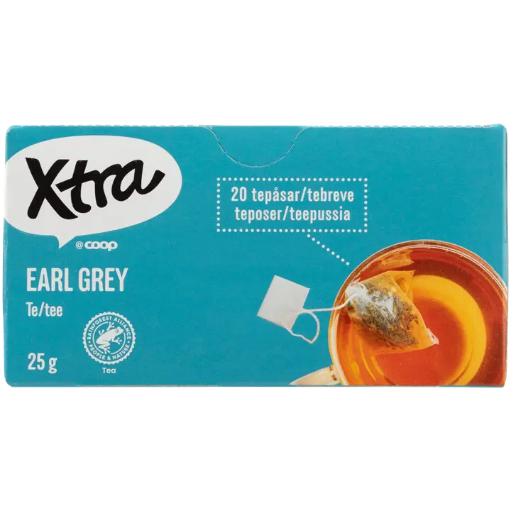 Xtra Earl Grey pakitee 20x1,25g