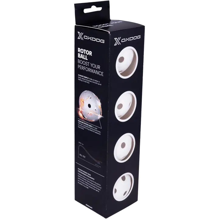 Saalihoki pall Rotor 4-värvi 4 tk