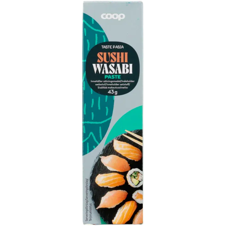 Coop vasabi-pasta sushile 43 g