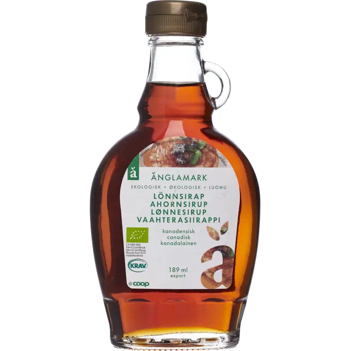 Änglamark vahtrasiirup mahetoode 189ml