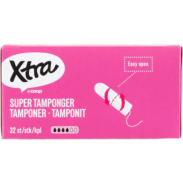 Tampoonid Xtra Super 32tk