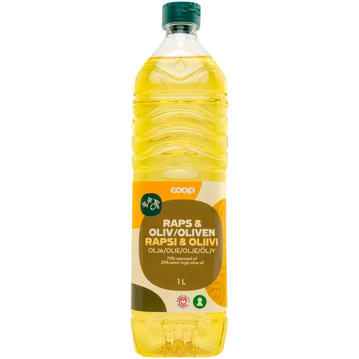 Coop rapsiõli ja ekstra-väärisoliiviõli segu 1l