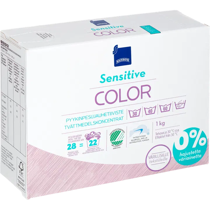 Rainbow Sensitive pesupulber Color 1kg