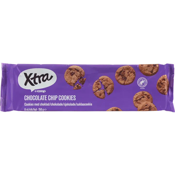 Xtra küpsised šokolaadiga, 150 g
