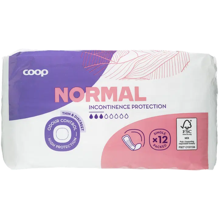 Coop Normal inkontinents hügieeniside 12tk