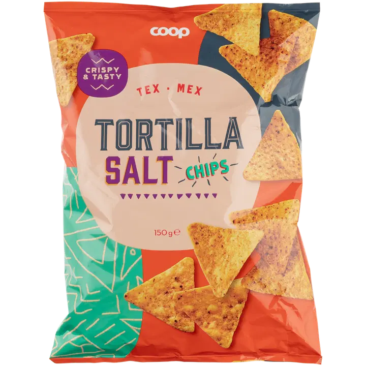 Coop soolaga maisikrõpsud 150g