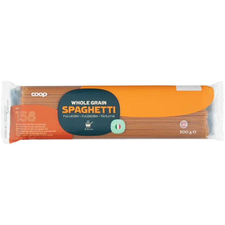 Coop täisteraspagetti 500g