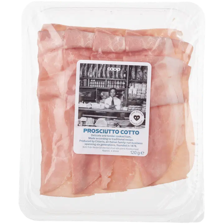 Coop Prosciutto Cotto 120G