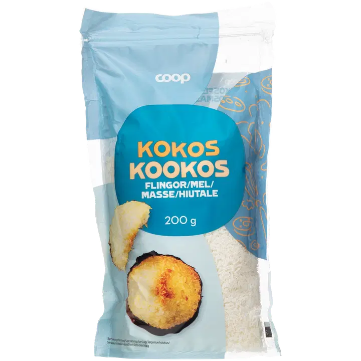 Coop kookoshelbed 200g