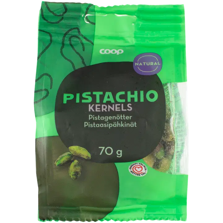 Coop koorteta pistaatsiapähklid 70g