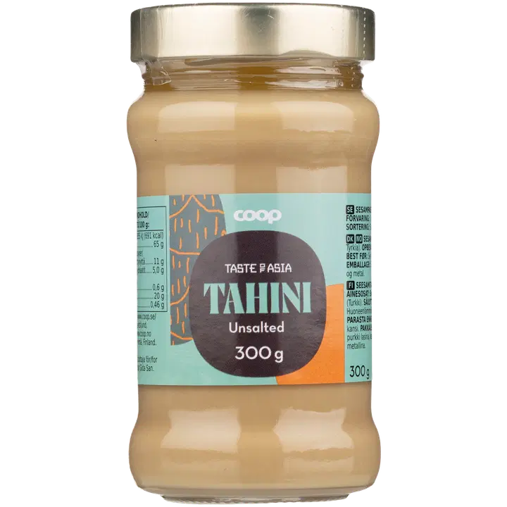 Coop tahiini, ilma soolata 300 g