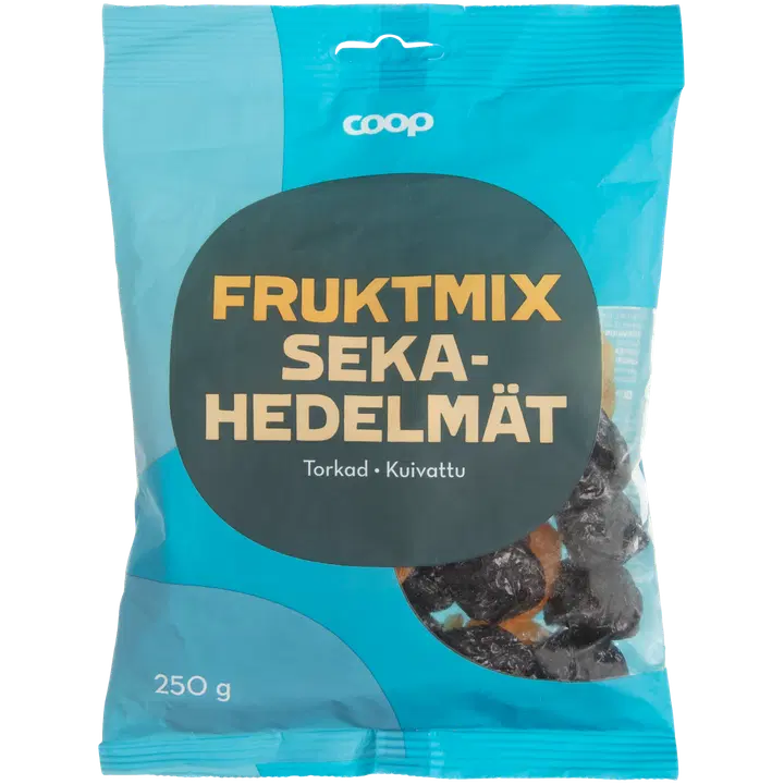 Coop kuivatatud puuviljade segu 250g