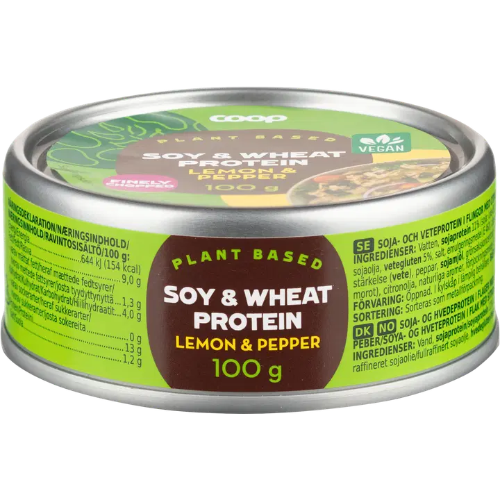Coop taimne peenestatud soja- ja nisuvalk sidruni ja pipraga 100 g