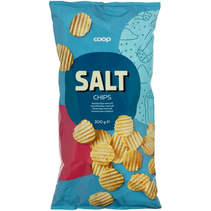 Coop sakilised kartulid soolaga 300g