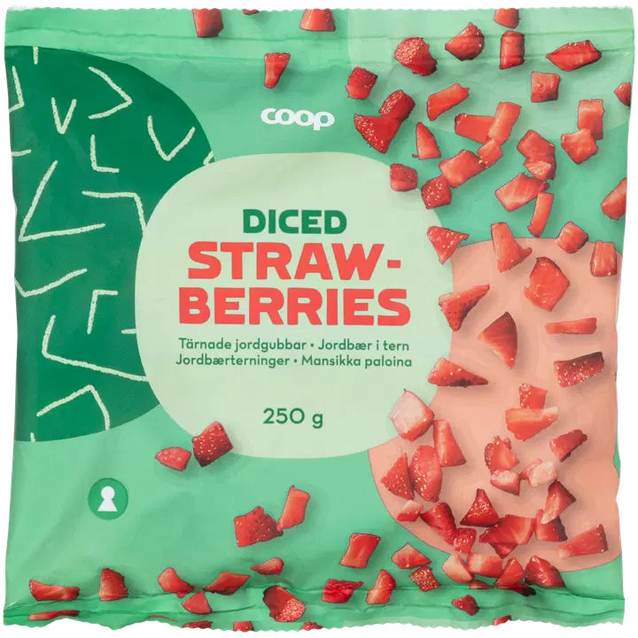 Coop Tükeldatud Maasikad 250 g