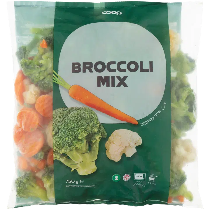 Coop Brokoli lillkapsas porgand 750 g