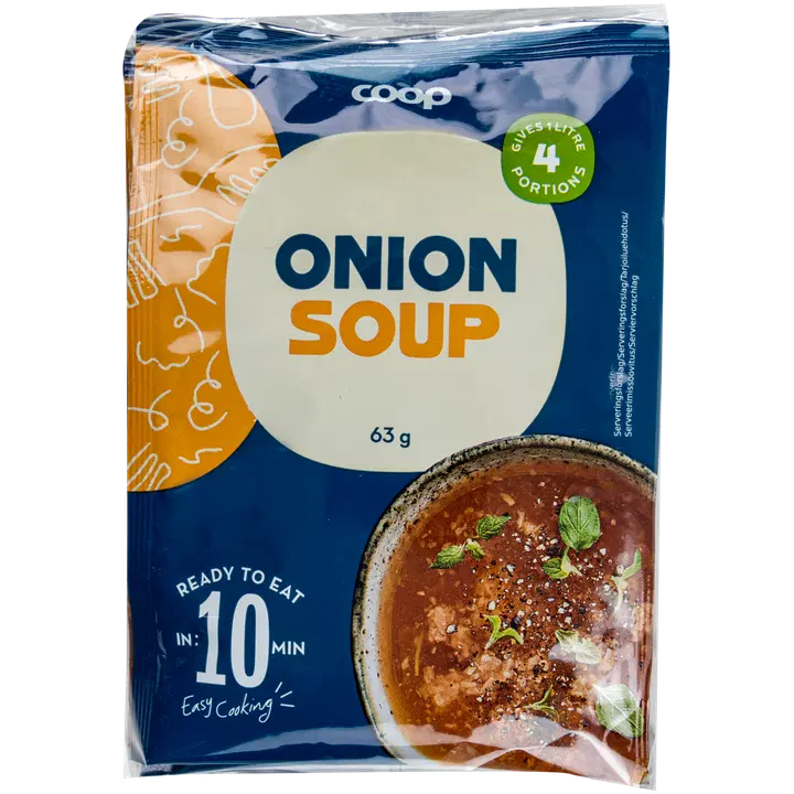 Coop sibulasupp, 3-pakk 189 g