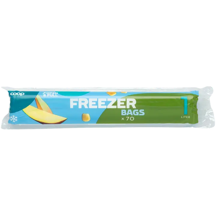 Coop külmutuskotid 1l 70tk