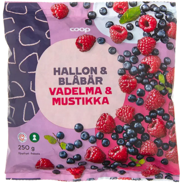 Coop Vaarikad  ja Mustikad 250 g