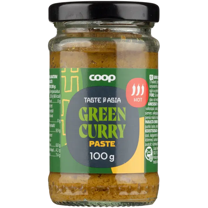 Coop roheline karripasta 100g