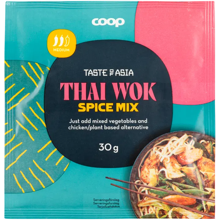 Coop thai wok maitseainesegu 30 g