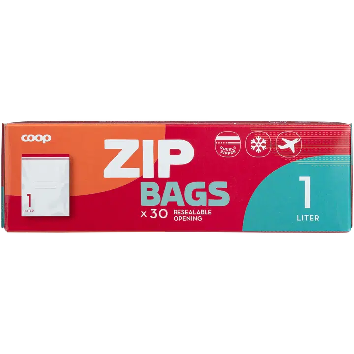 Coop külmutuskotid 1l 30tk