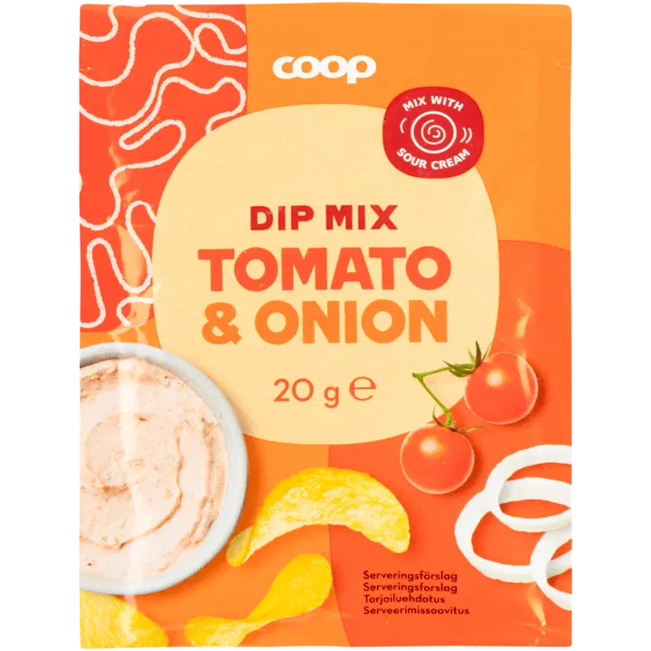 Coop dipisegu tomati-sibulamaitseline 20g