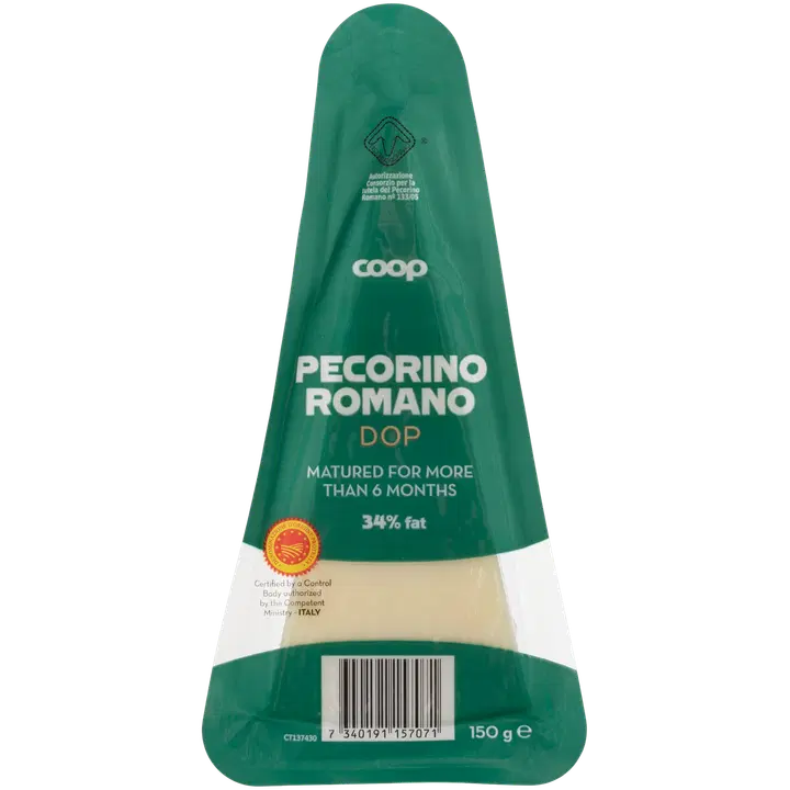 Coop juust Pecorino Romano 34% 6kuud, 150 g