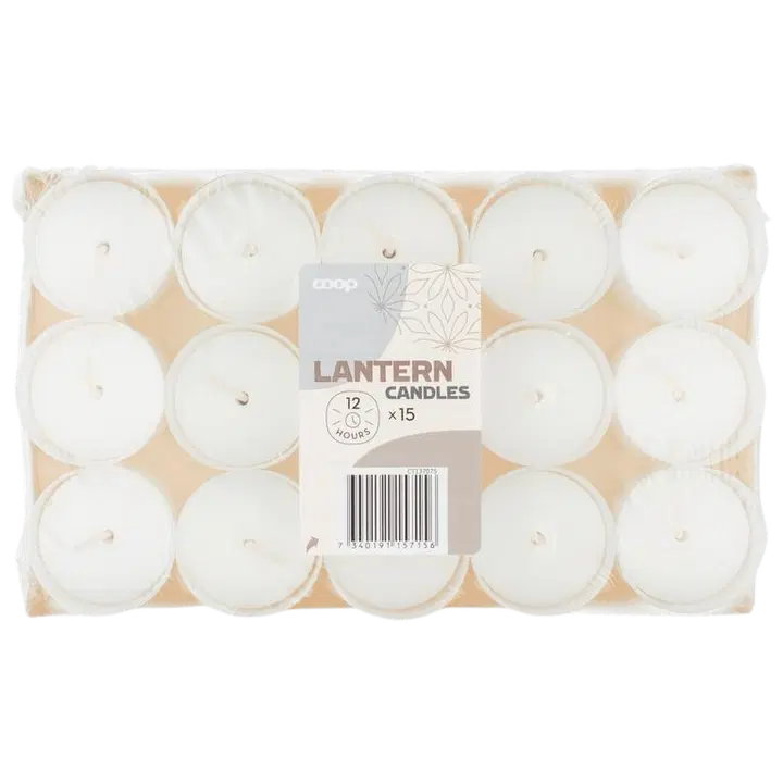Coop laternaküünal 12-15h 15tk