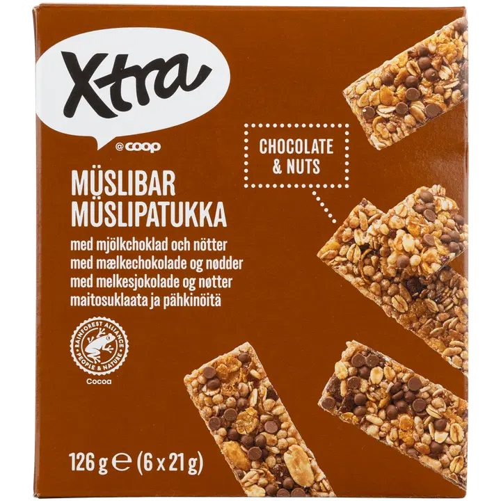 Xtra müslibatoon 126g