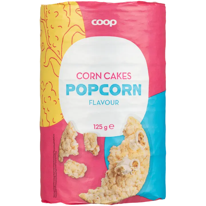 Coop popkornimaitselised maisigaletid 125g