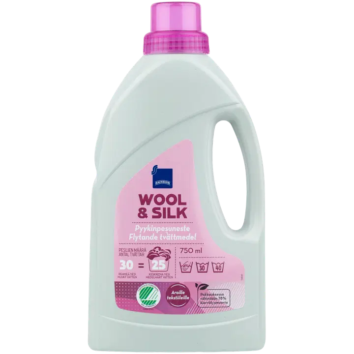 Rainbow pesugeel villale ja siidile 750ml