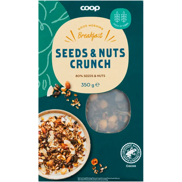 Coop müsli seemnete ja pähklitega 350 g