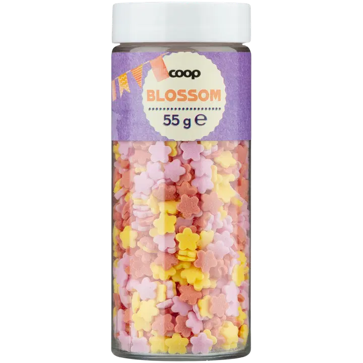 Coop lillekujulised suhkruhelbed, 55 g