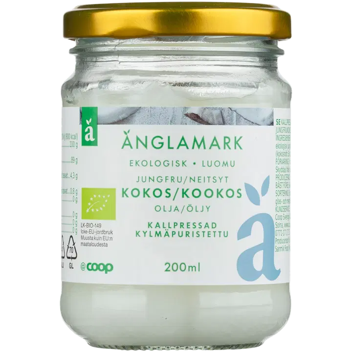 Änglamark ökoloogiline neitsikookosõli 200 ml
