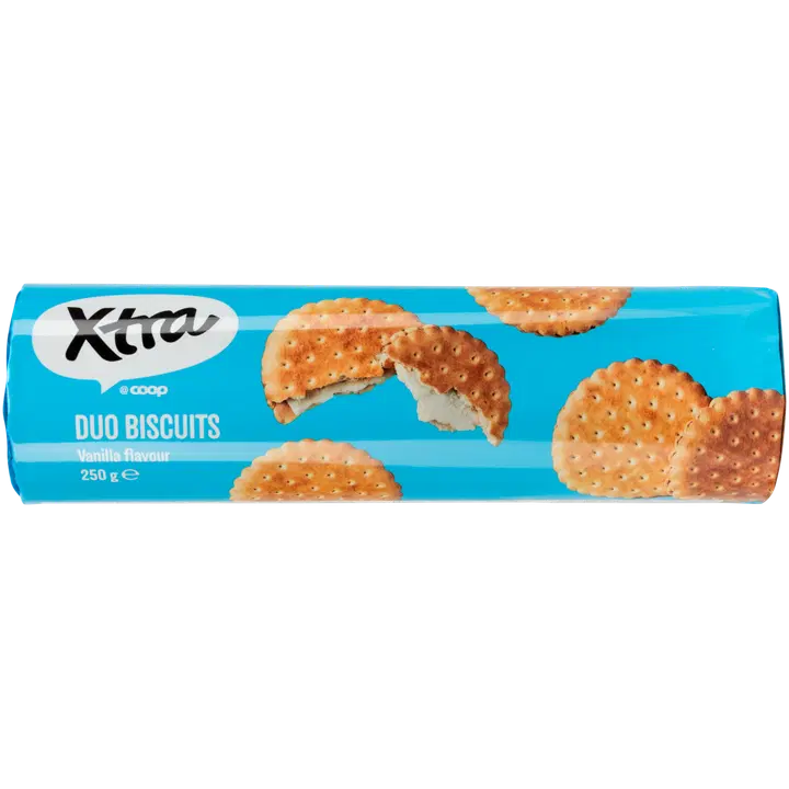 Xtra vaniljemaitselise kreemitäidisega küpsis 250 g