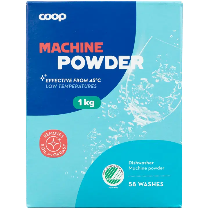 Nõudepesumasina pulber Coop 1kg