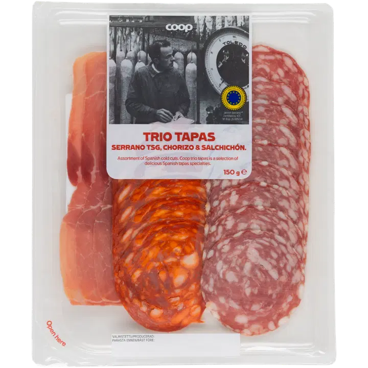 Coop Trio Tapas Sink,Gluteenivaba 150 G