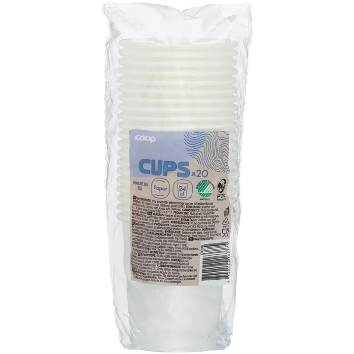 Coop papptops 24cl 20tk