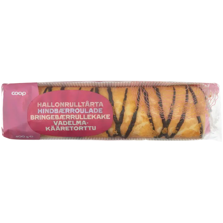 Coop Rullbiskviit Vaarikakreemitäidisega 400 G