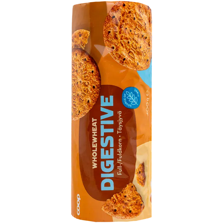 Coop täisteranisuküpsised digestive 400g