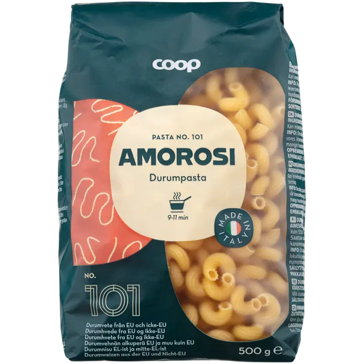 Coop Amorosi pasta 500g