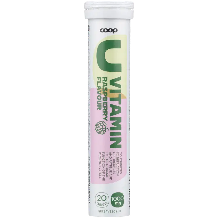 Coop Vitamiin C 1000mg vaarika 20tbl