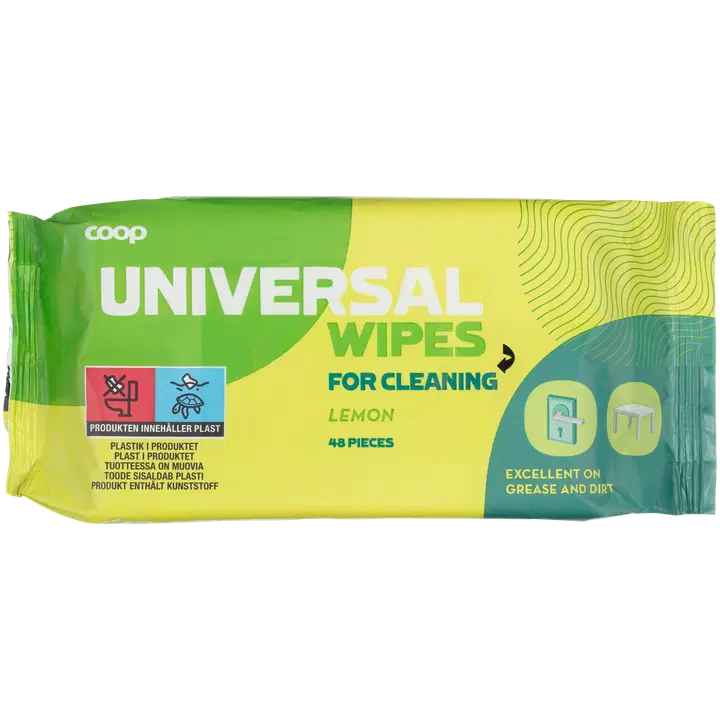 Üldpuhastuslapid Coop lemon 48tk