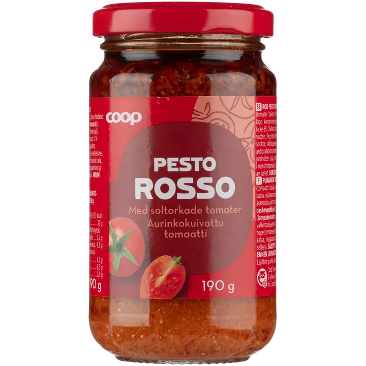 Coop punane pesto tomatitega 190g