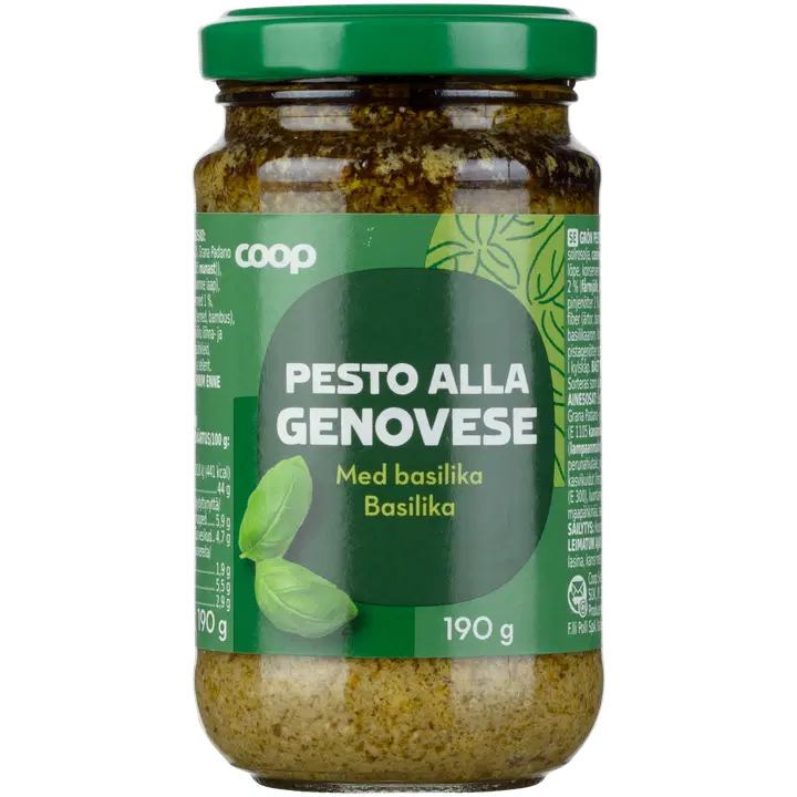 Coop roheline pesto basiilikuga 190g