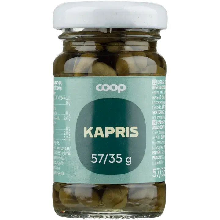 Coop keskmise suurusega kapparid 57/35g