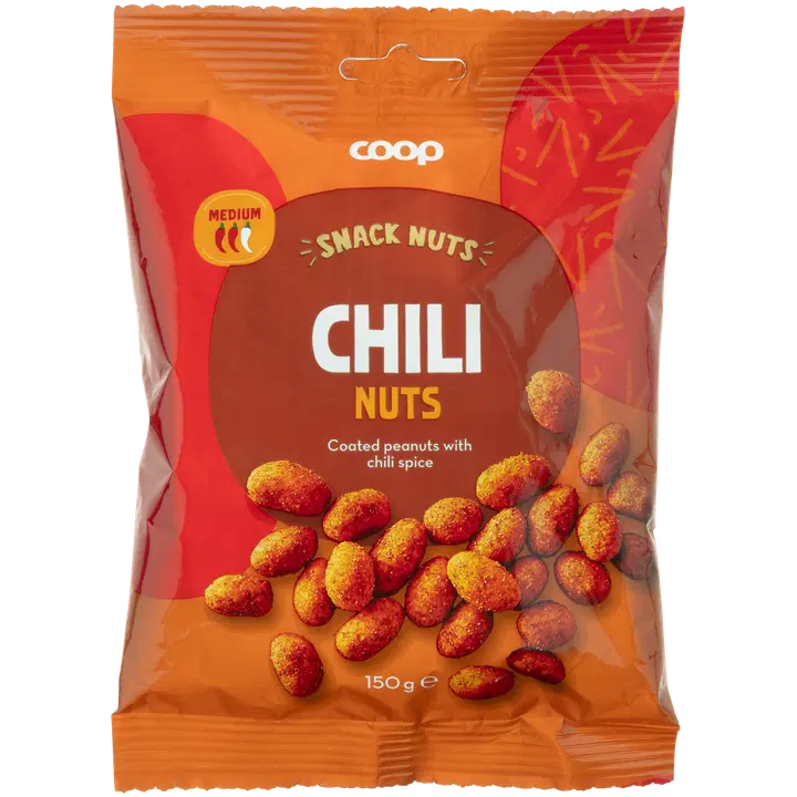 COOP chillimaitselised pähklid 150g