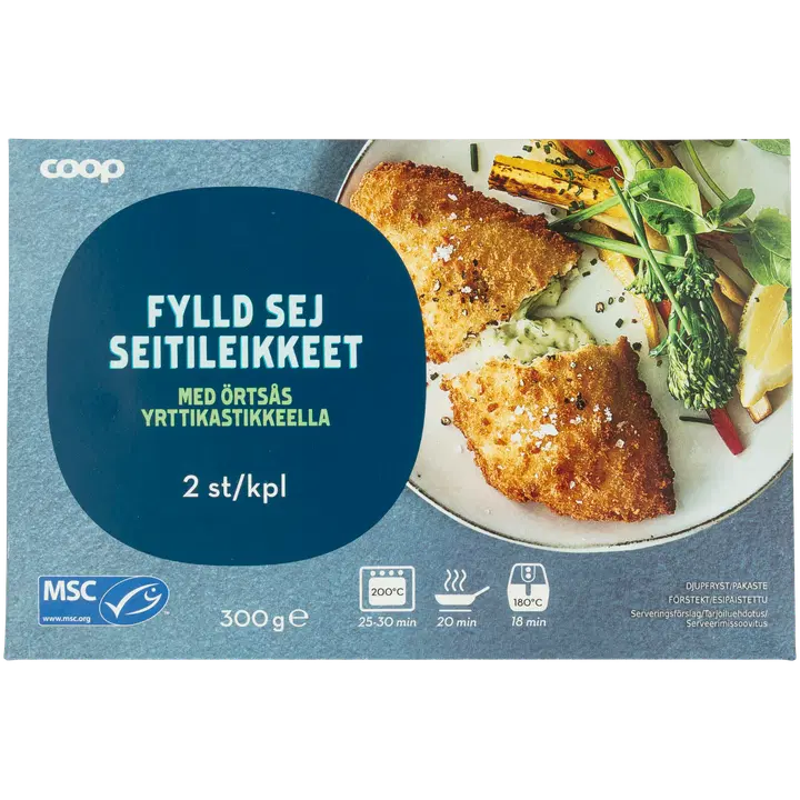 Coop Paneeritud Saidalõigud ürdikastmega 300 g